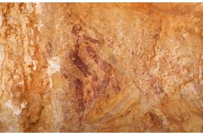  L'Institut Valenci de Conservacio treballa a estabilitzar les pintures rupestres de la cova del Manano de Xal