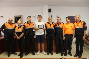Homenatge als voluntaris de Protecció Civil de Benitatxell