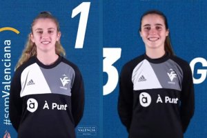 Futbol Femení: Les vergerines Gemma i Claudia, el futur que es fa present en la porteria de les seleccions valencianes inferiors