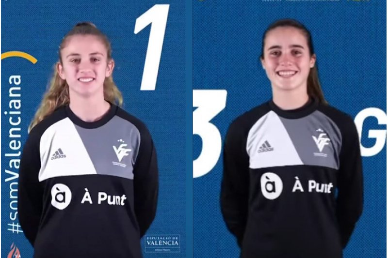 Fútbol Femenino: Las vergerinas Gemma y Claudia, el futuro que se hace presente en las porterías de las selecciones valencianas inferiores