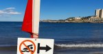 Prohibido el bao en la Playa del Arenal de Xbia por la rotura del emisario 