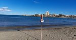 Prohibido el bao en la Playa del Arenal de Xbia por la rotura del emisario 