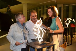Las esculturas de Quico Torres llenan la sala de exposiciones del Auditori Teulada Moraira