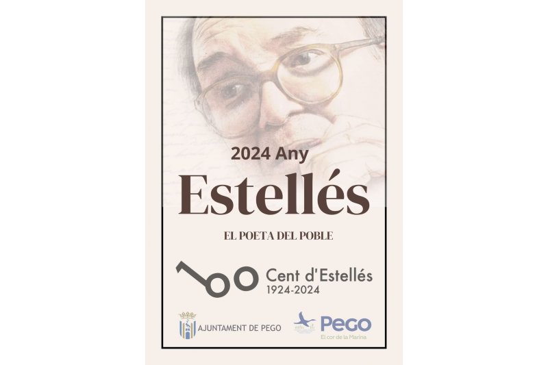 La biblioteca de Pego retr homenatge a Estells el proper dijous amb motiu del Dia de la Poesia