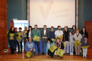Asociaciones y voluntarios reciben un homenaje institucional en Benissa