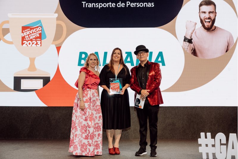 Baleària obtiene el reconocimiento como Servicio de Atención al Cliente del Año 