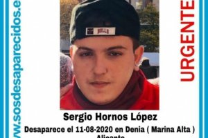 Se busca a un joven de 20 años que desapareció el martes en Dénia 