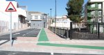 El acceso oeste de peatones en el casco urbano de Ondara queda abierto al pblico despus de completar su remodelacin