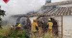 Incendio en una casa de Benissa donde se acumulaban neumáticos 