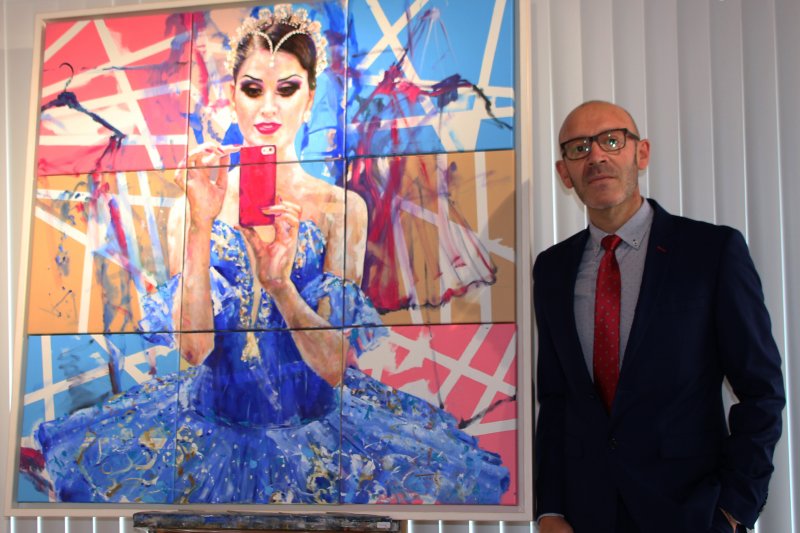 Antonio Torres inaugura una exposicin de pintura en lAdsubia