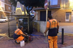 SINMA substitueix els contenidors soterrats del carrers Sant Jaume i Pintor Sorolla d’Ondara per altres aeris