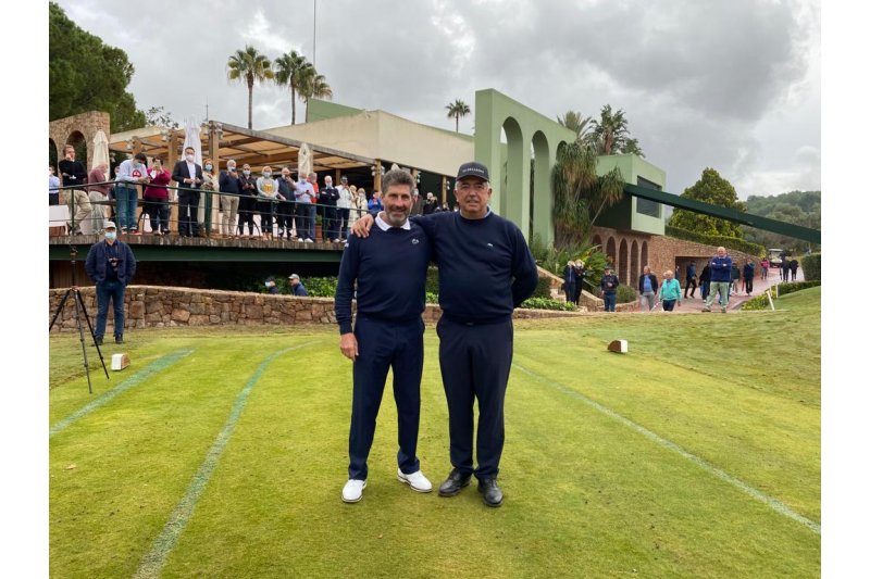 El Club de Golf La Sella reestrena sus instalaciones deportivas en el treinta y un aniversario con un entraable encuentro entre Olazbal y Carriles